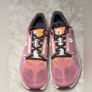 On Running Women's Pink and Orange Athletic Shoes